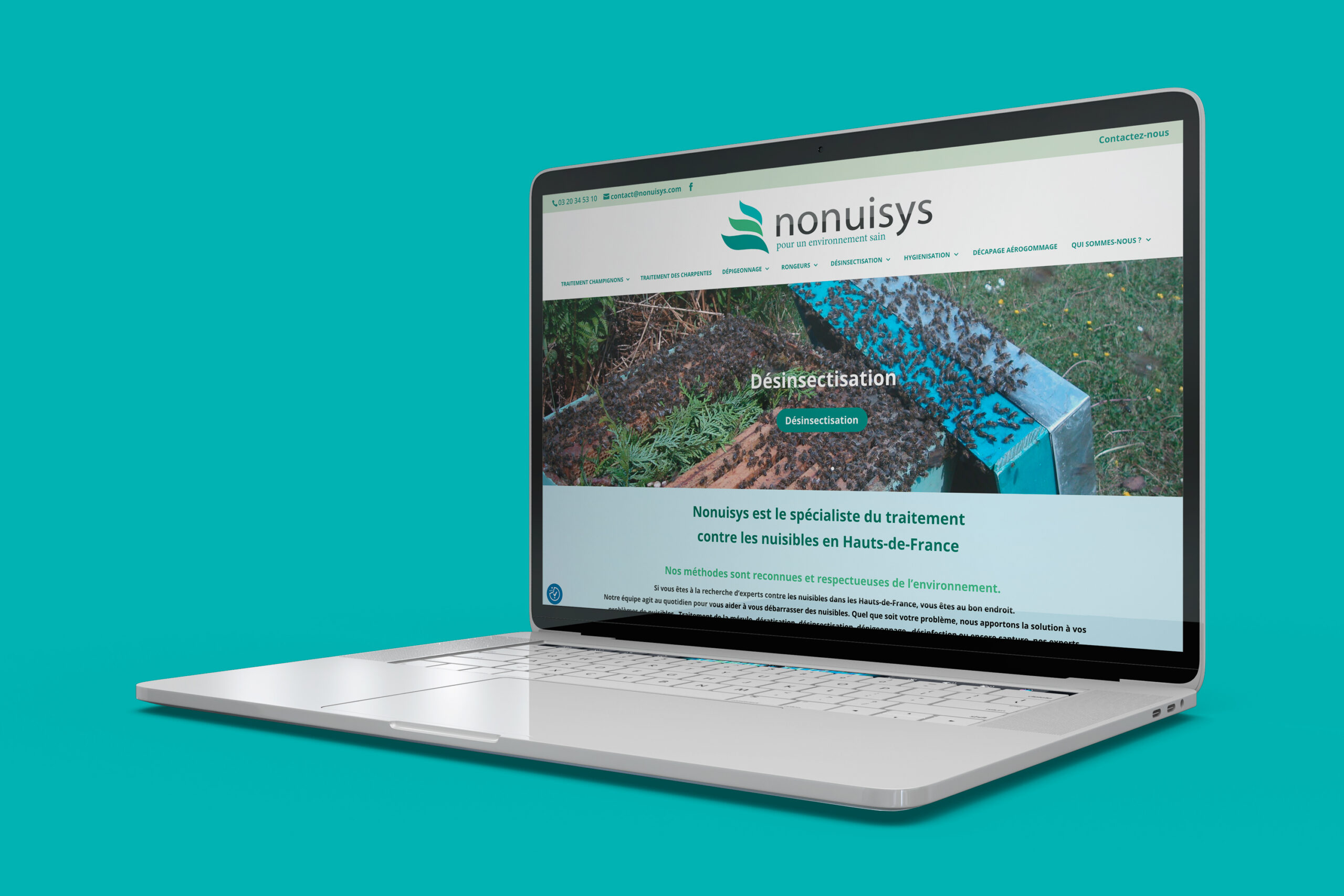Création du site vitrine de nonuisys Création du site vitrine de nonuisys
