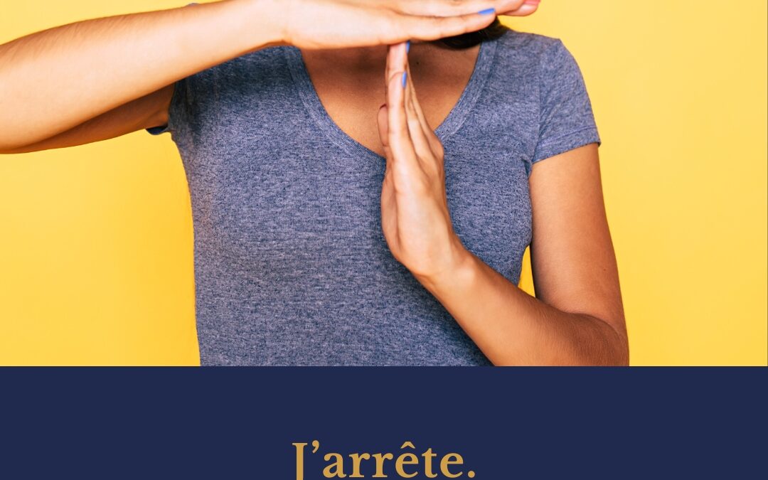J’arrête. et c’est une bonne nouvelle